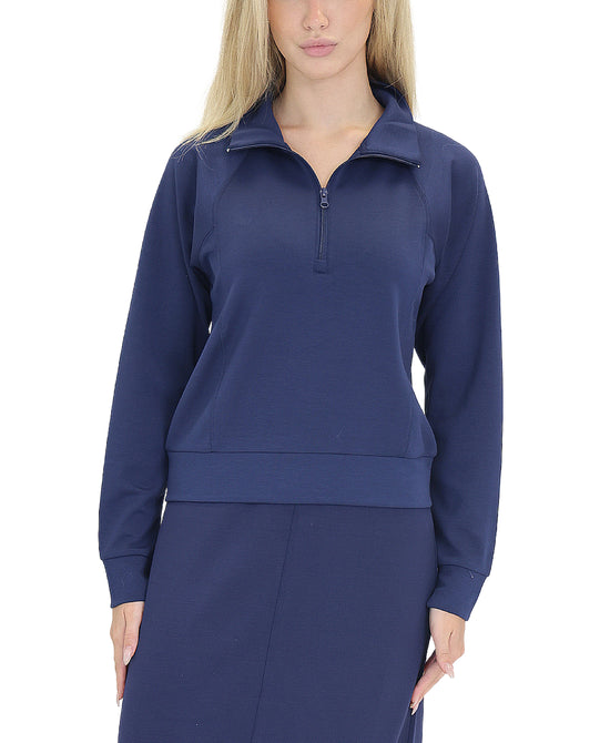 Cloud Fleece Quarter Zip Top view