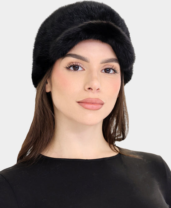 Mink Fur Cap view 