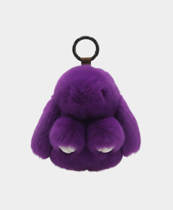 Rex Rabbit Fur Bag Charm/Key Chain view 