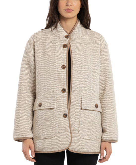 Herringbone Fleece Jacket view