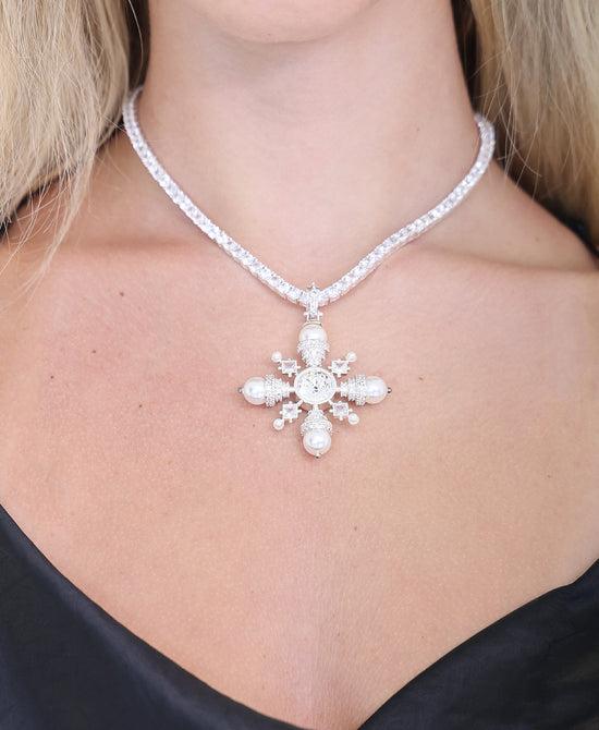 Pendant Tennis Necklace view 