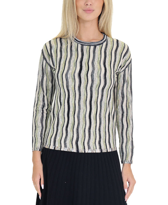Vertical Stripe Sweater view