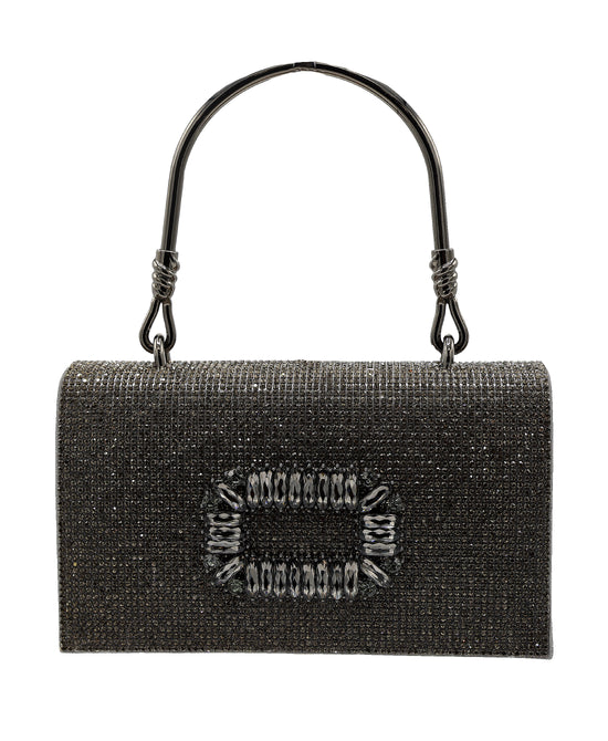 Rhinestone Buckle Evening Bag view