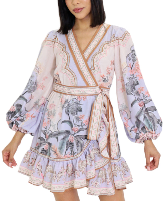 Printed Wrap Dress view 
