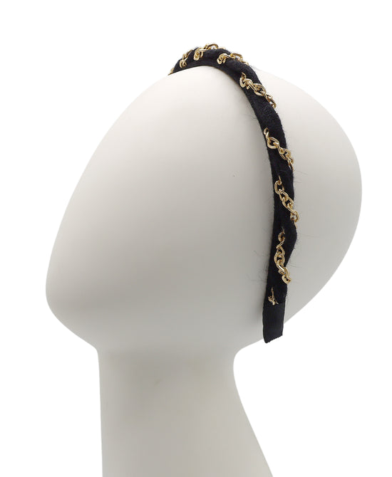 Fabric Headband w/ Chains view