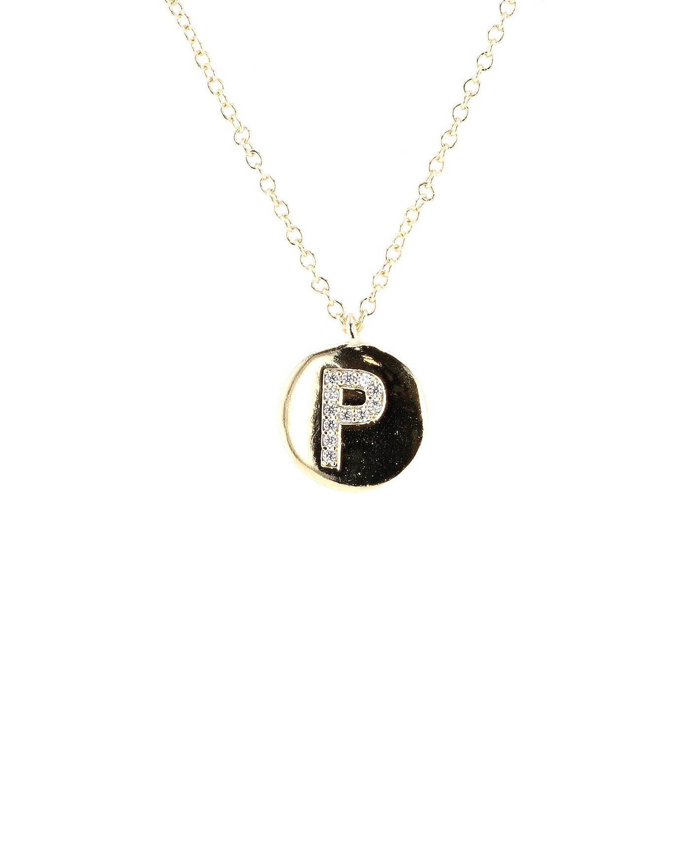 Initial Necklace w/ CZ view 16