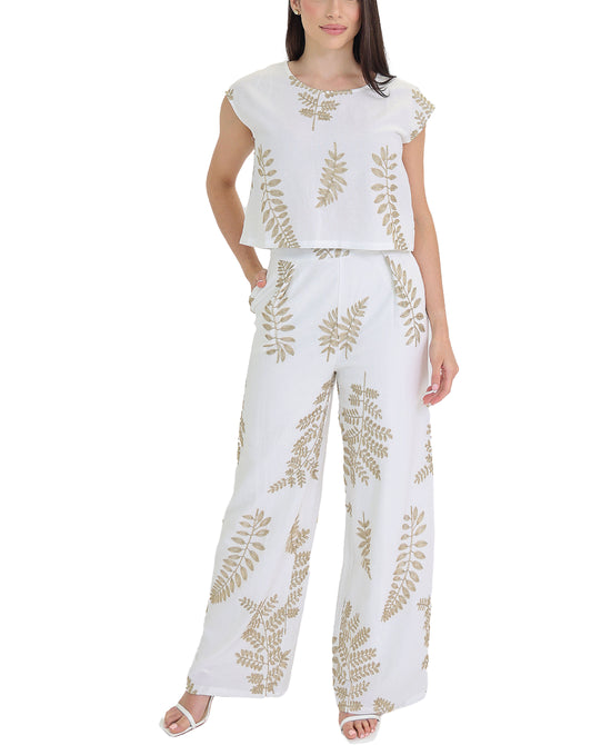 Embroidered Top & Pant Set - 2 Pc Set view 