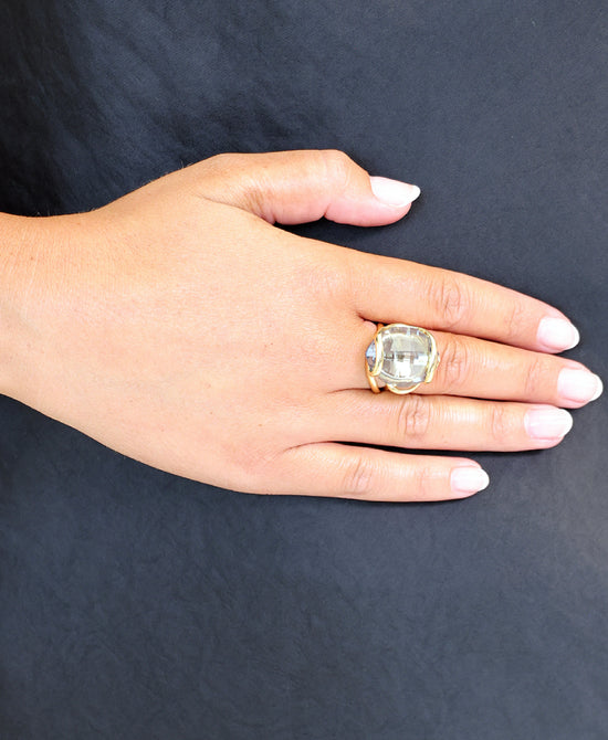 Genuine Crystal Ring view 