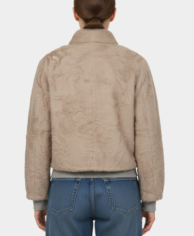 Swakara Jacket w/ Mink Trim image 2