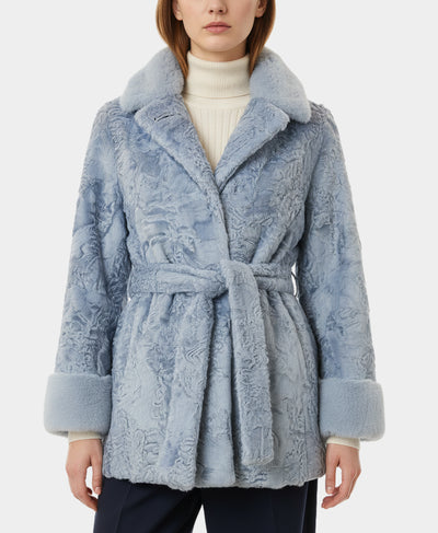 Swakara Jacket w/ Mink Trim image 1