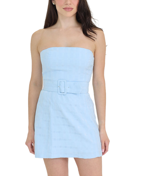 Strapless Dress w/ Belt view 