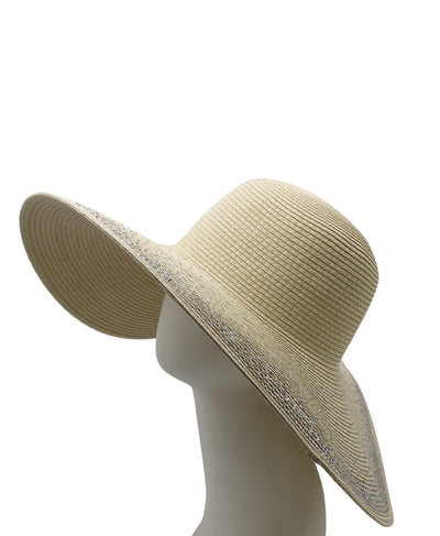 Floppy Straw Hat w/ Rhinestones image 2
