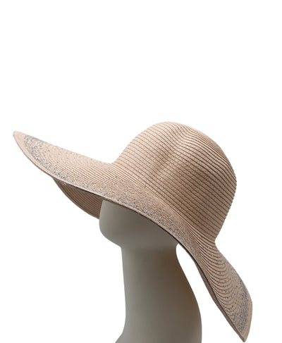 Floppy Straw Hat w/ Rhinestones image 2
