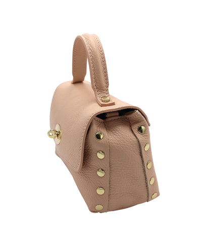 Small Leather Handbag w/ Studs image 2