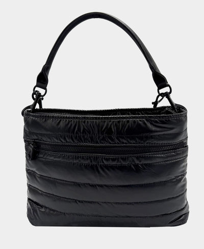 Nylon Puffer Shoulder Bag w/ Chain Detail image 2