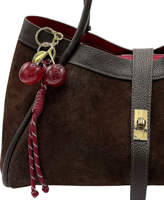 Cherry Keychain/Bag Charm view 