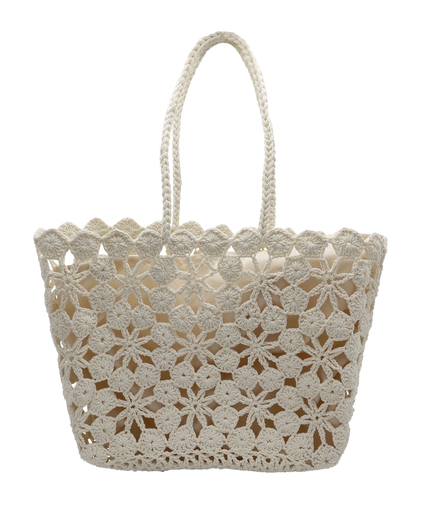 Crochet Tote Bag view 1