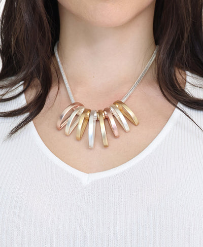 Metal Statement Necklace image 1