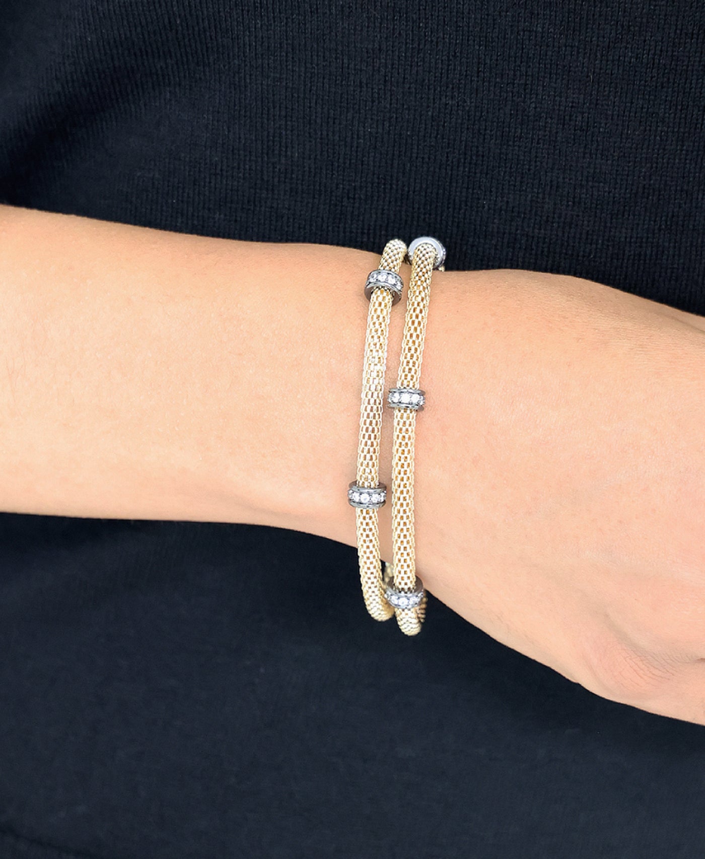 Double Strand Mesh Bracelet view 2