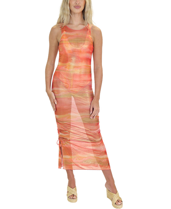 Mesh Multicolor Dress/Swim Cover-Up view 