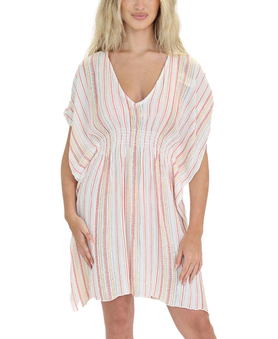 Striped Swim Cover-Up view 