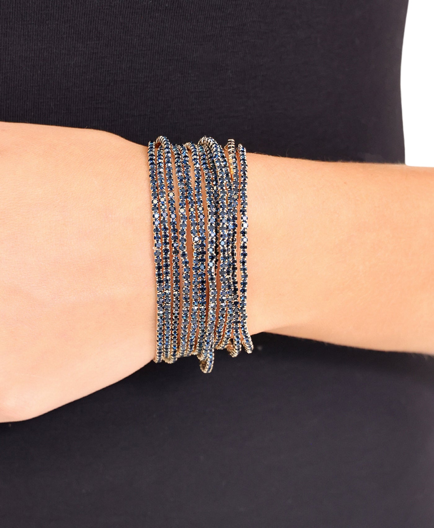 Elastic Crystal Bracelet Set view 1