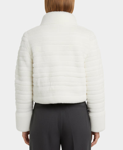 Faux Fur Cropped Jacket image 3