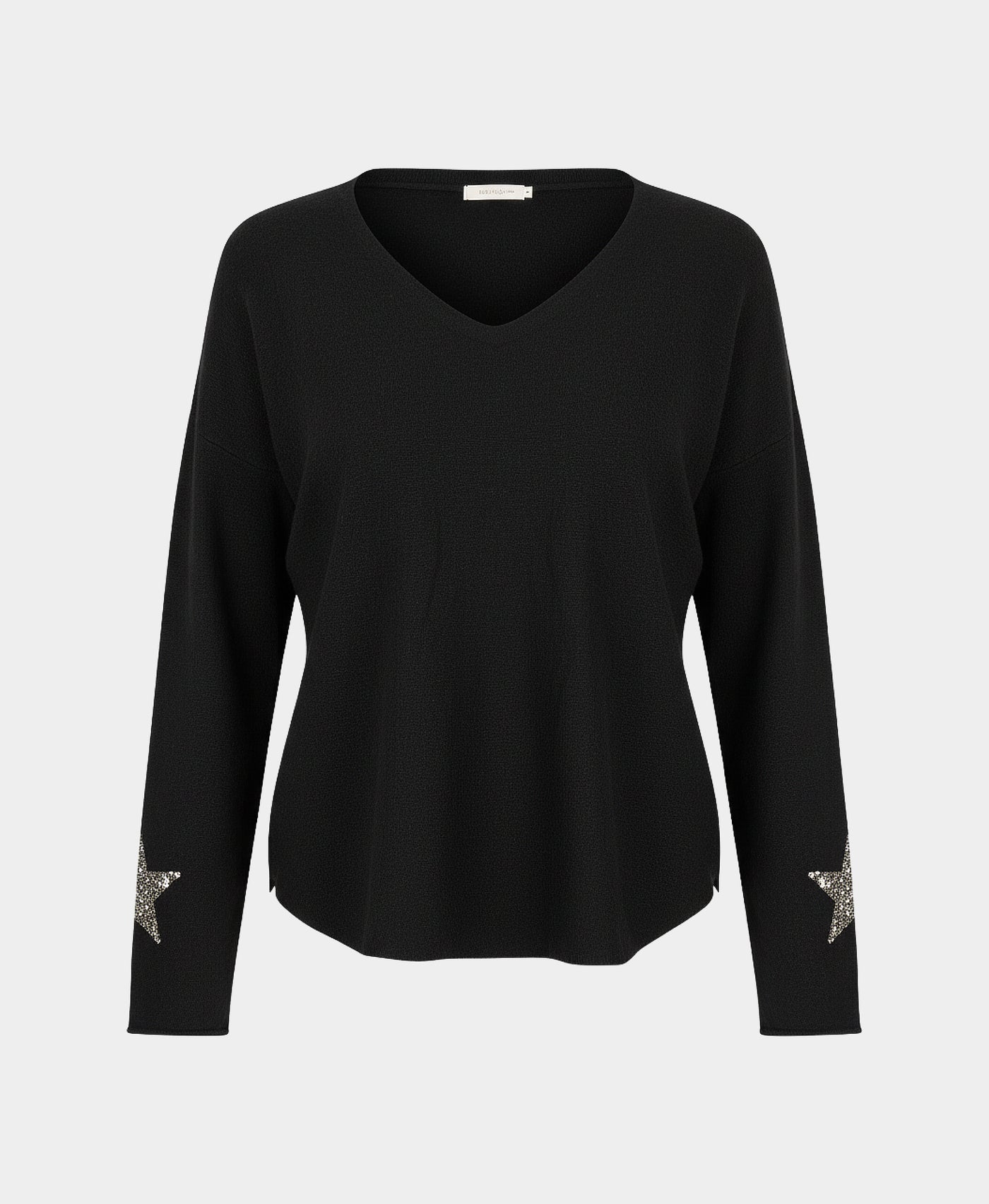 Sweater w/ Beaded Stars on Cuff view 2