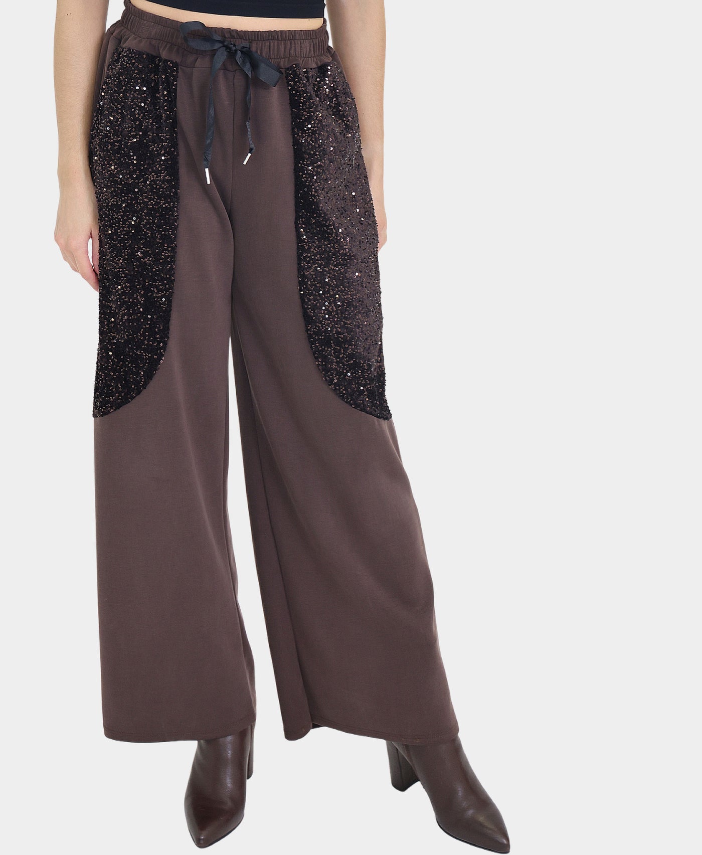 Pants w/ Sequin Detail