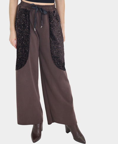 Pants w/ Sequin Detail