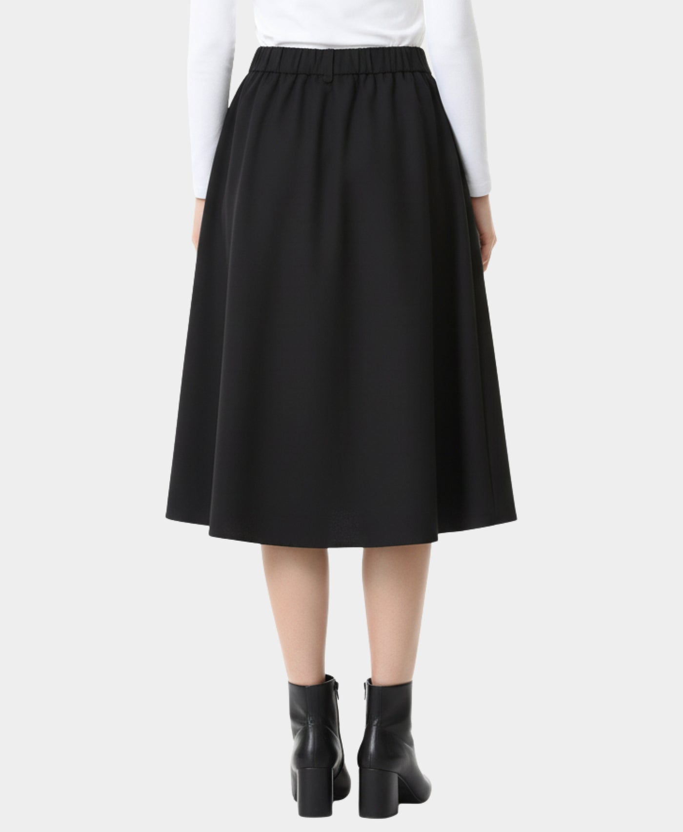Solid Midi Skirt view 2