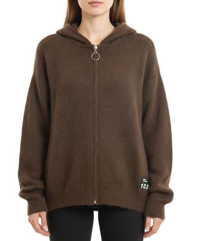 Zip Front Hoodie Sweater image 2