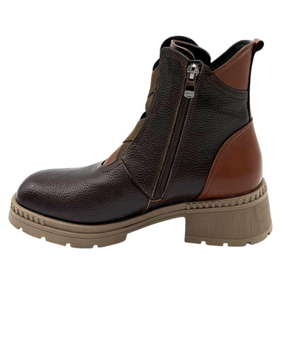 Leather Criss-Cross Bootie image 2