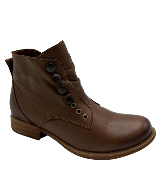 Leather Bootie w/ Buttons view 