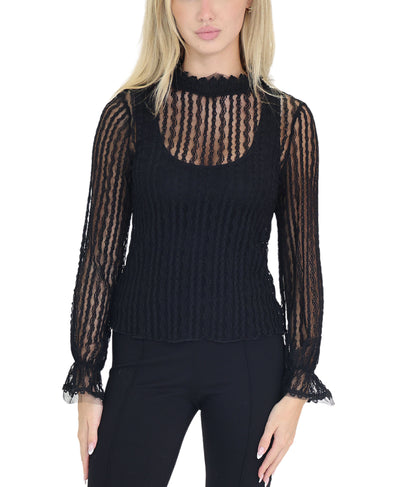 Sheer Lace Top image 1