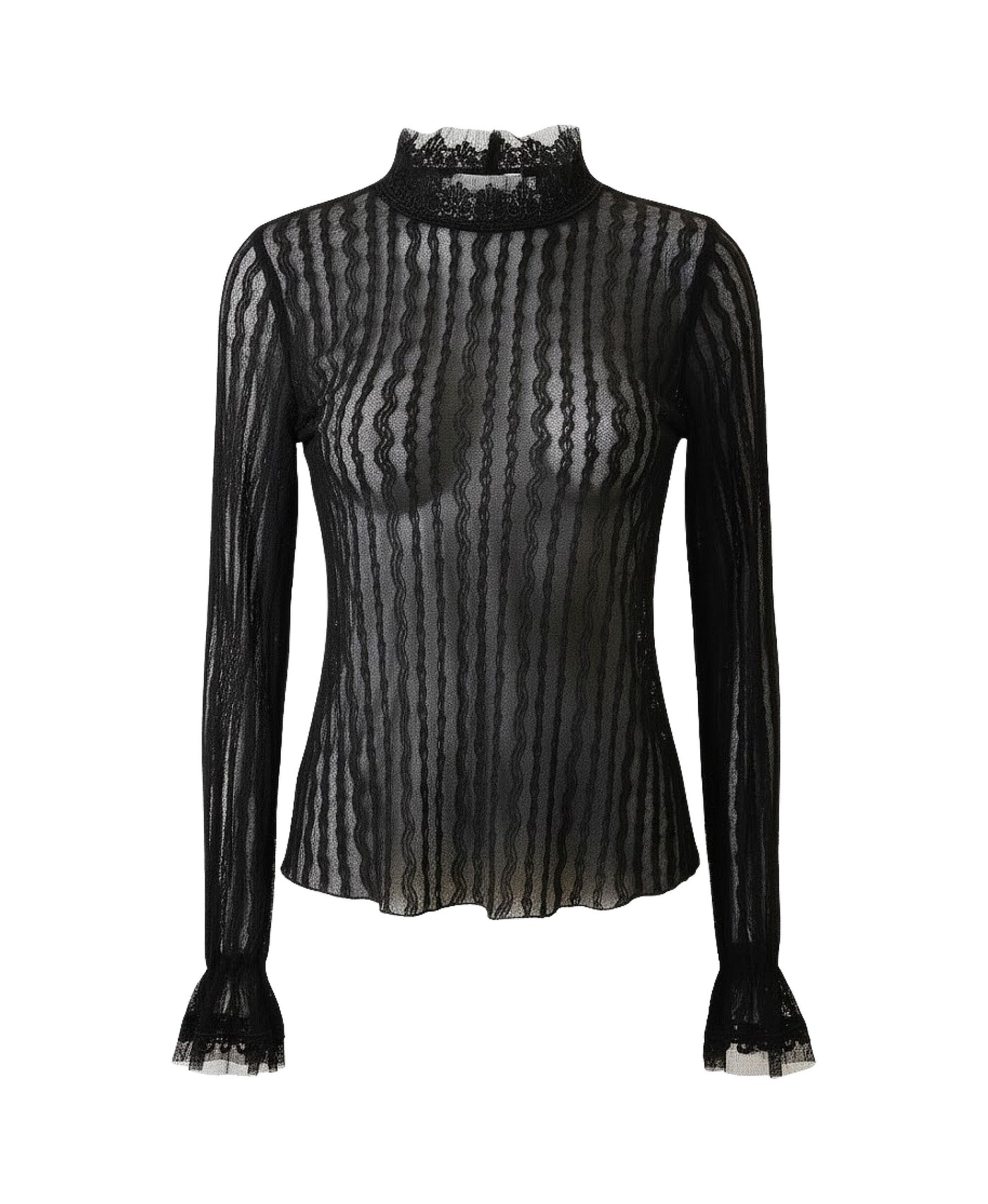 Sheer Lace Top view 3