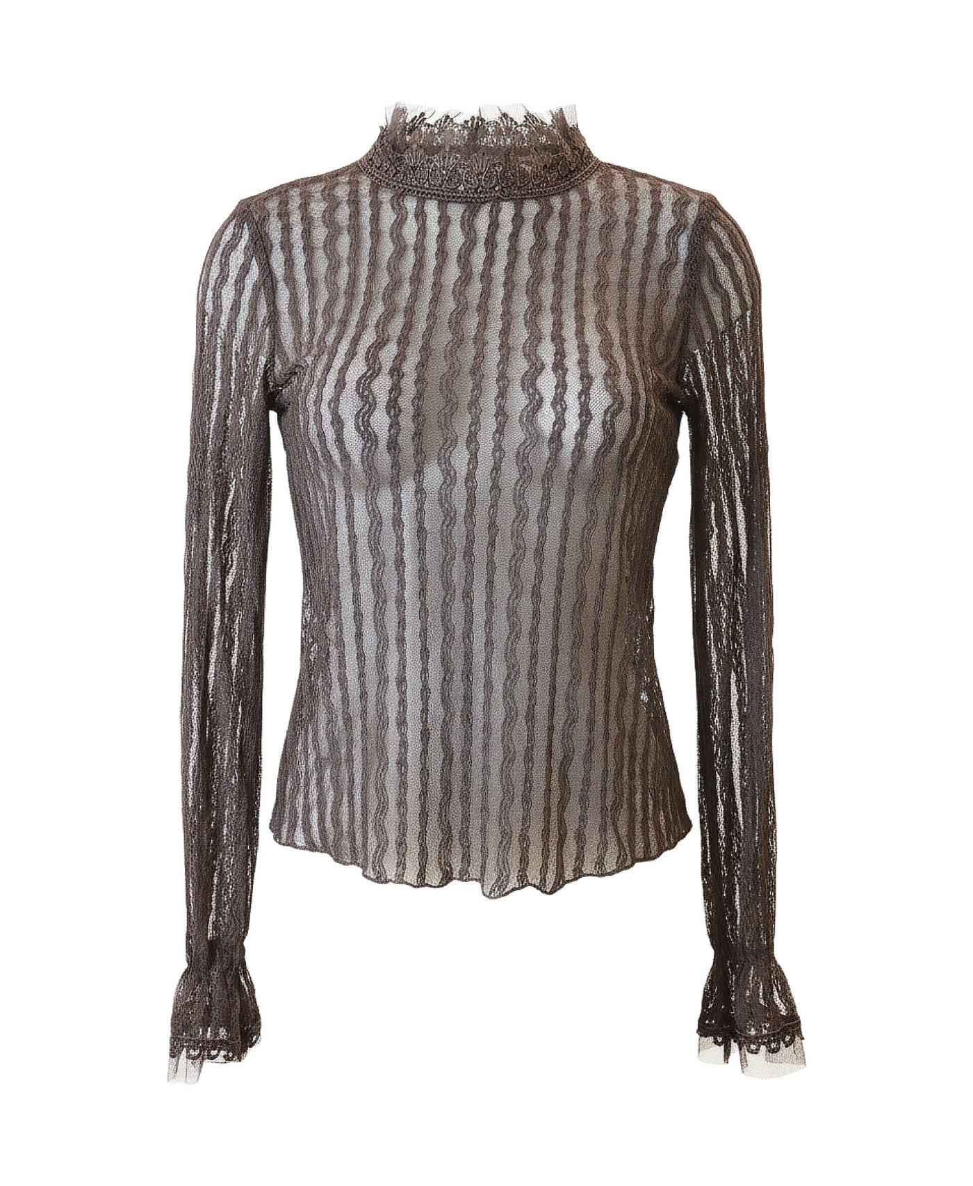 Sheer Lace Top view 4