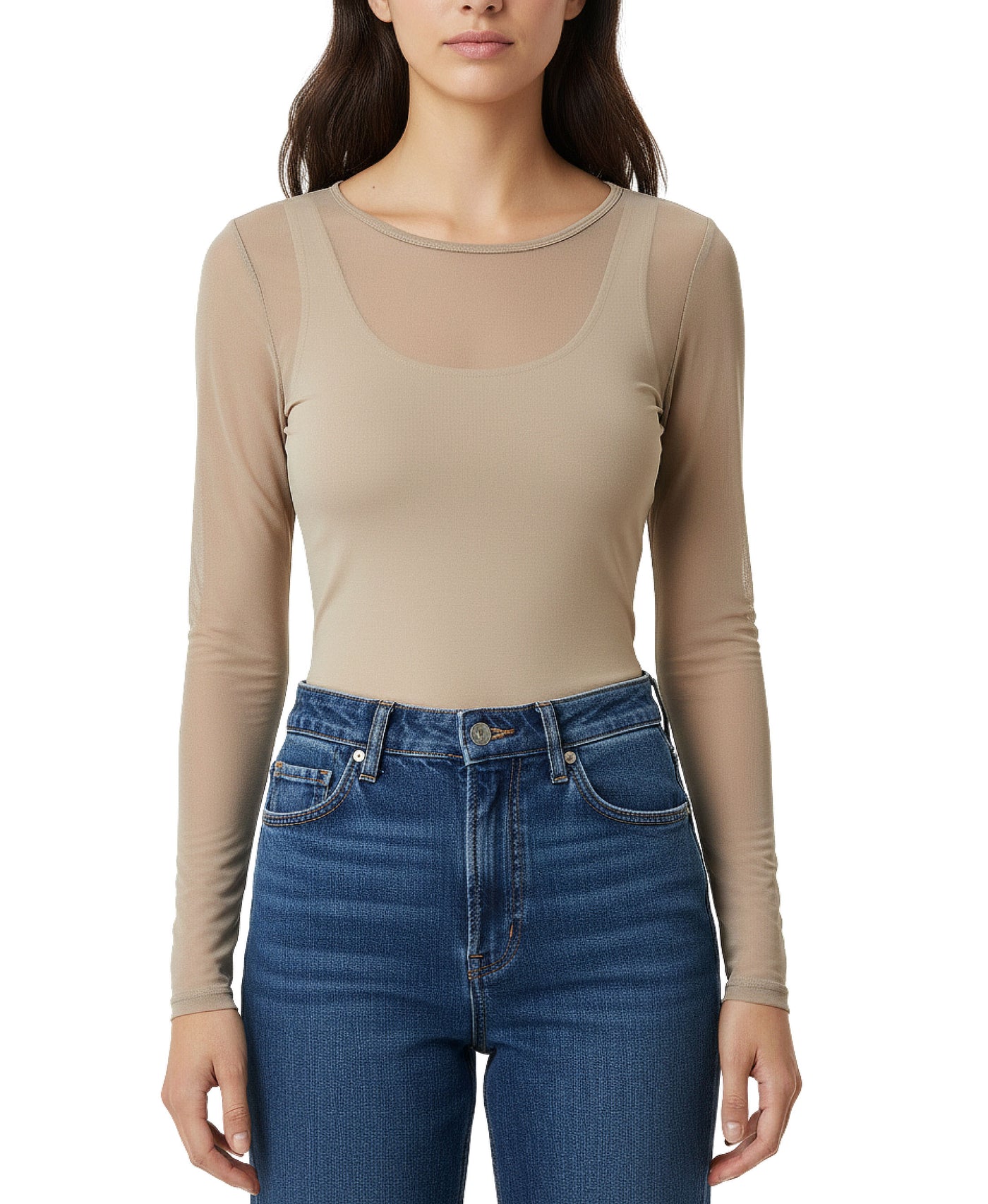 Sheer Mesh Top view 1