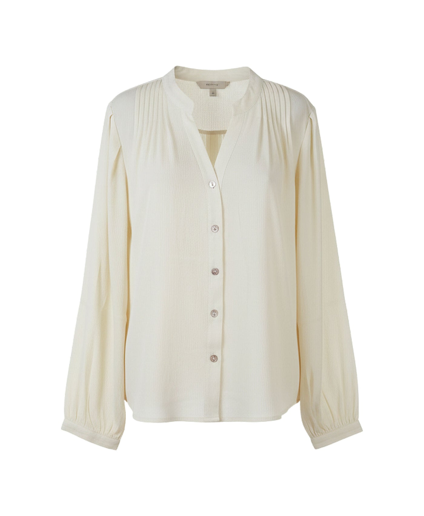 Solid Blouse w/ Ruching Detail view 2