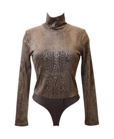 Burn Out Velvet Bodysuit image 2