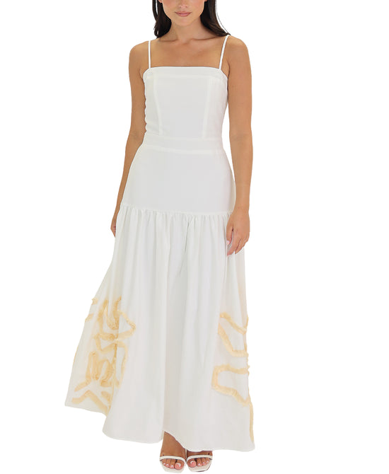 Embroidered Maxi Dress view 