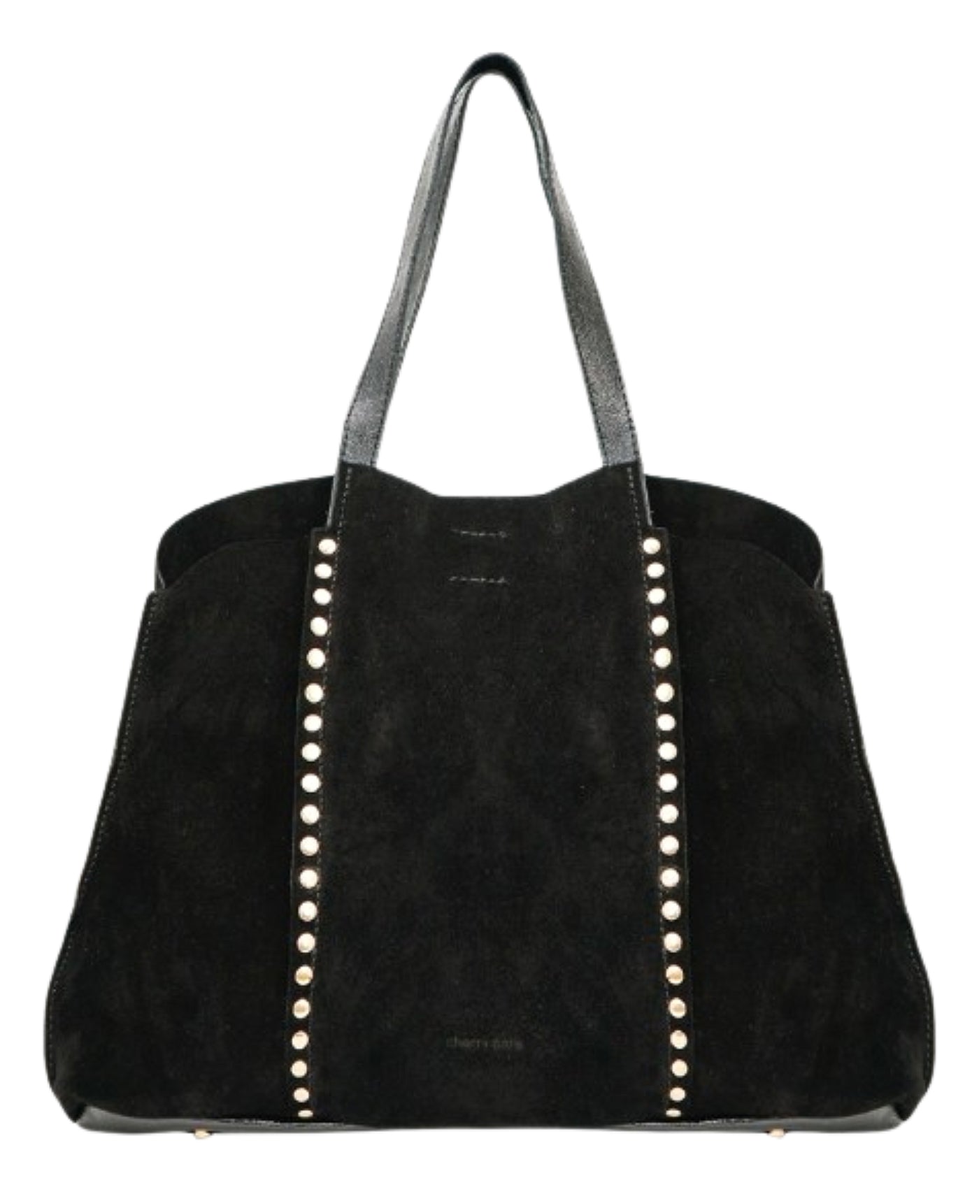 Suede Tote Bag w/ Studs view 1