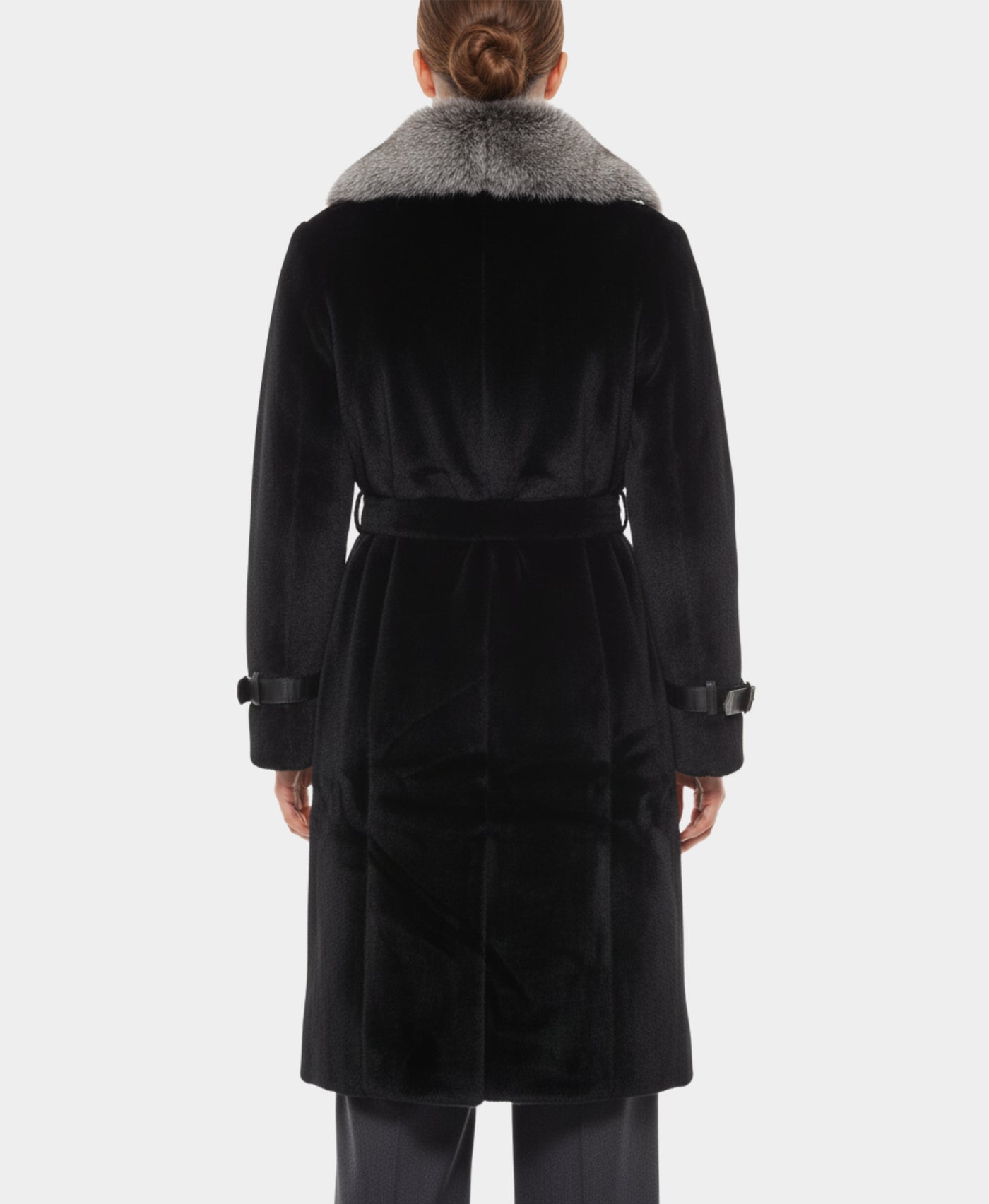 Coat w/ Fox & Python Trim view 2