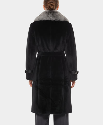 Coat w/ Fox & Python Trim image 2