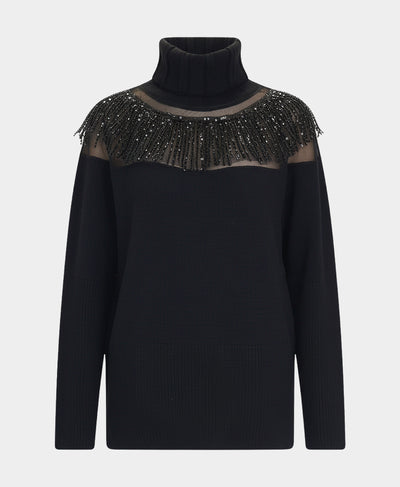 Turtleneck w/ Sequins image 2