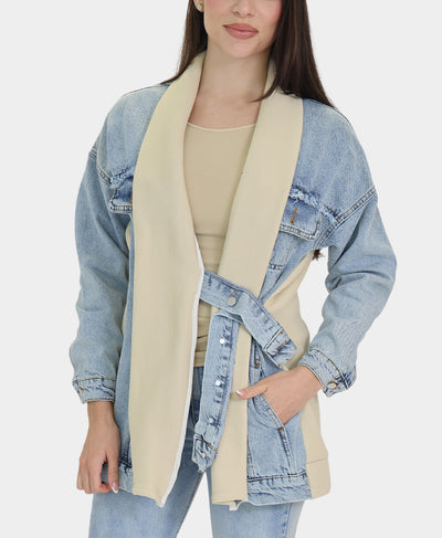 Denim Trim Jacket image 1