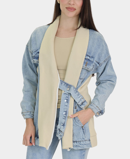 Denim Trim Jacket view 