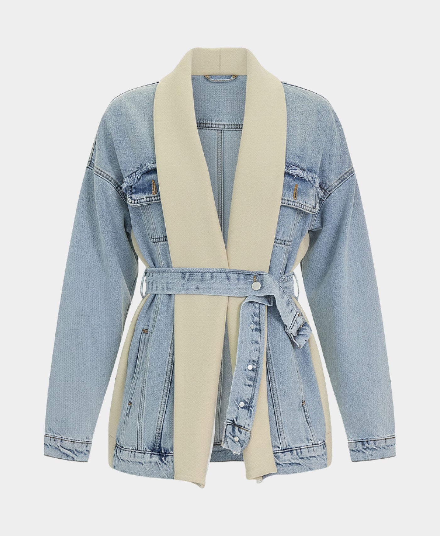 Denim Trim Jacket view 3
