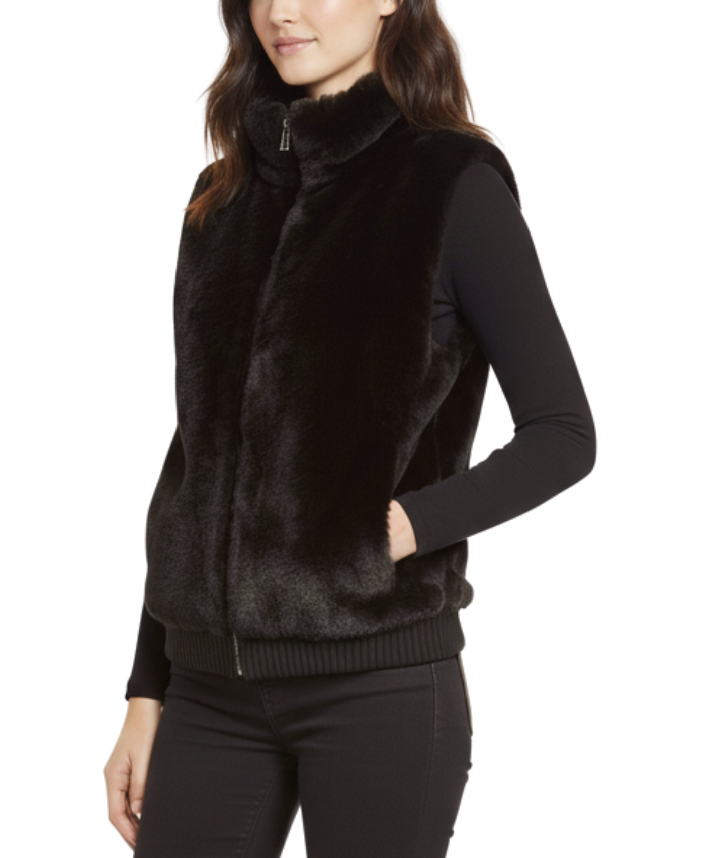 Faux Fur Vest view 1