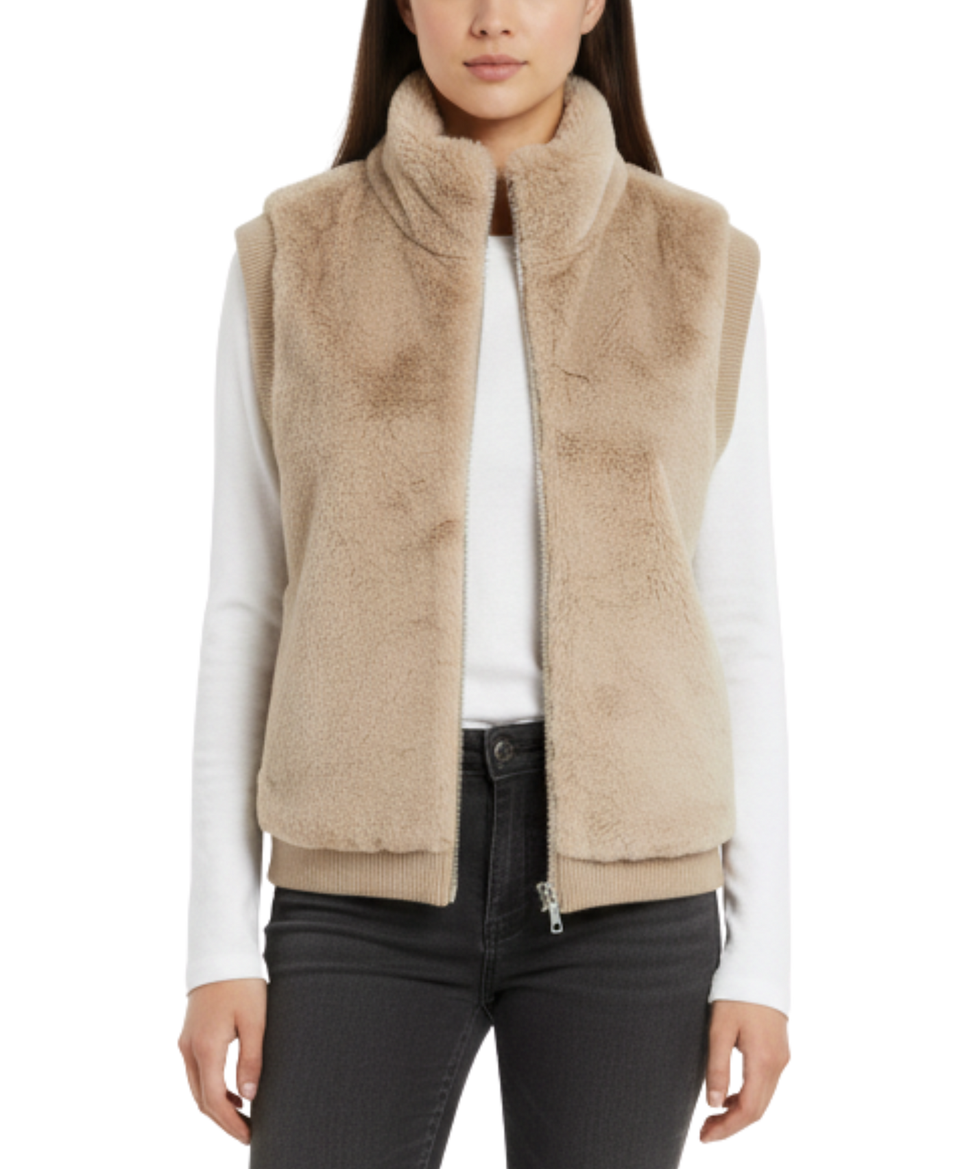 Faux Fur Vest view 1